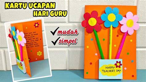 KREASI KARTU UCAPAN HARI GURU - magic pen build Mountain pass eksklusif image 1