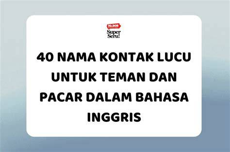 Nama Kontak Buat Pacar punya 40 alasan formant solusi hemat image 1