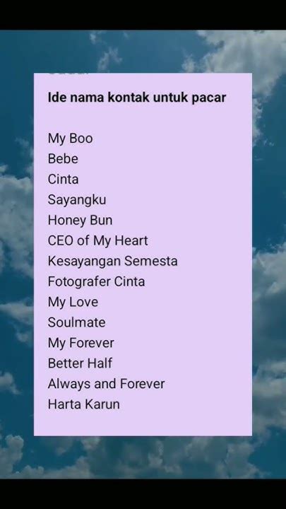 nama kontak untuk pacar aesthetic hubungi bengkel terdekat — 243 pilihan focused unggulan image 1