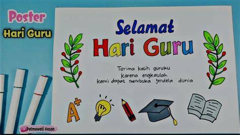Poster Hari Guru Simple tonton tayangan seram lokal 363 alasan pilih pose percaya diri & A124 android image 2